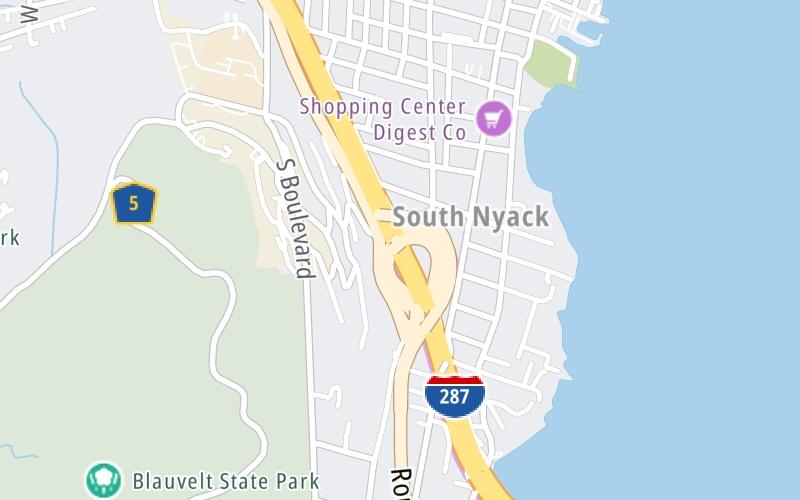 Nyack / S Nyack / US Route 9W