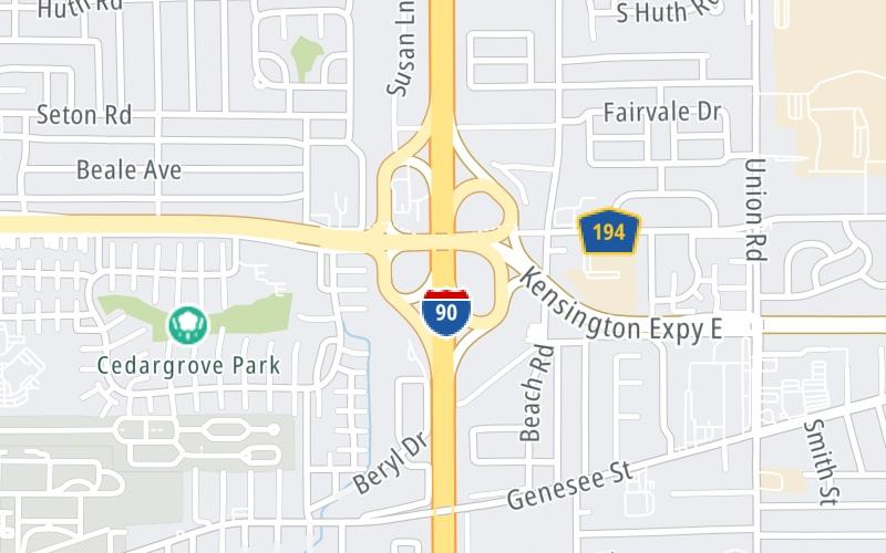 Kensington Expy / NY 33 / Airport/BUF / Buffalo