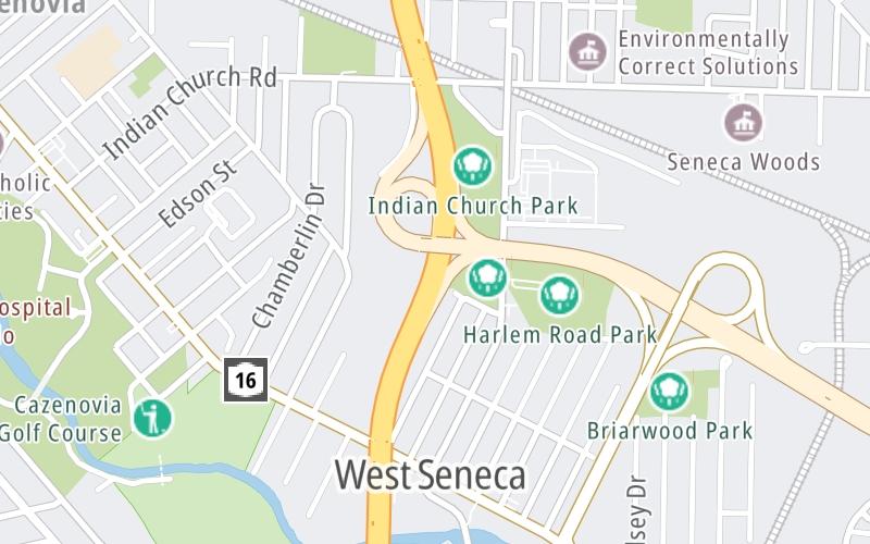 Aurora Expressway / NY Routes 400 & 16 / West Seneca / East Aurora