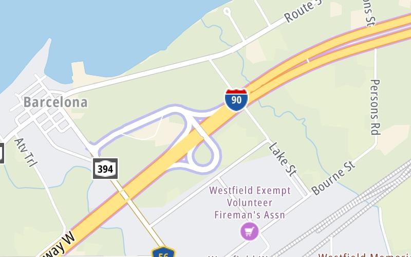 NY Route 394 / Westfield / Mayville