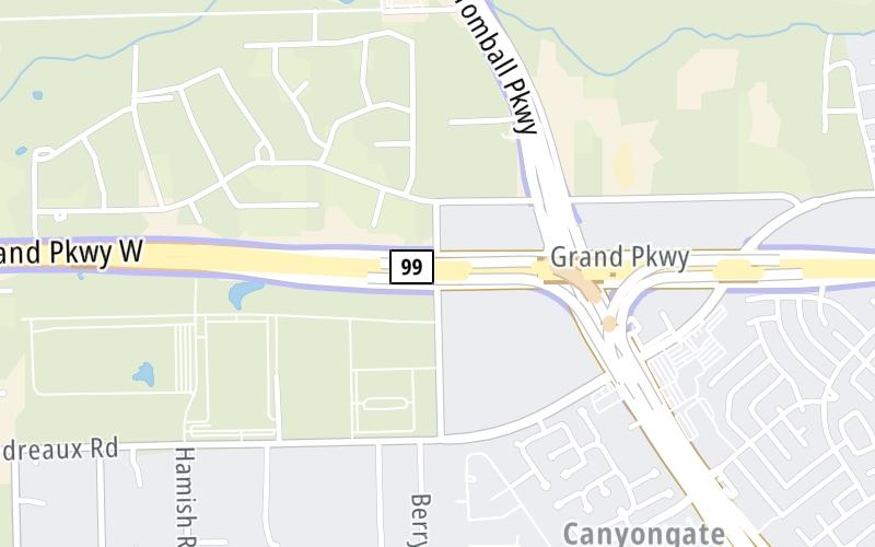 Rocky Road / to SH 249/Tomball Tollway