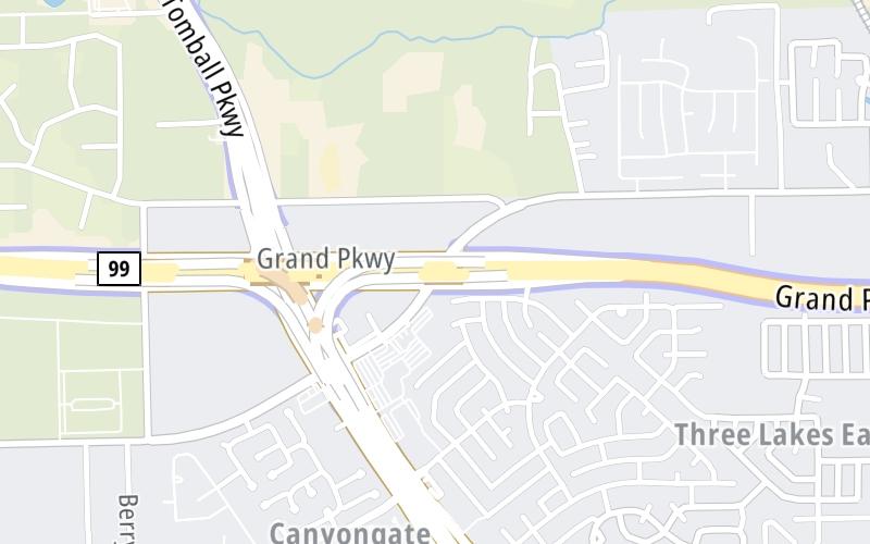 Boudreaux Road / to SH 249/Tomball Tollway