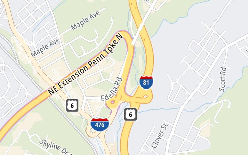Clarks Summit Toll Plaza
