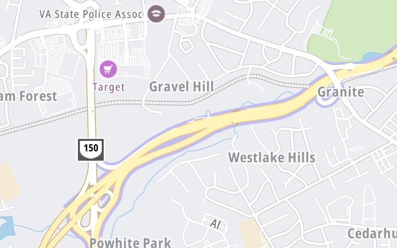 Forest Hill SB Toll Plaza