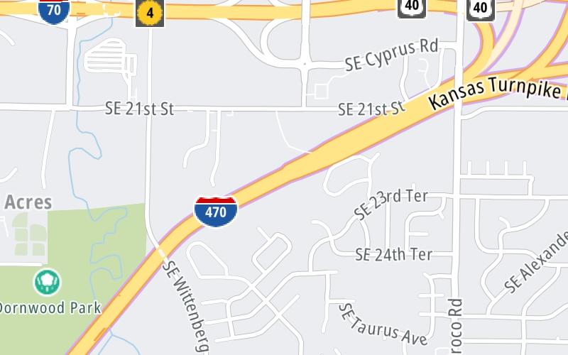I-70 West / US 40 / K4