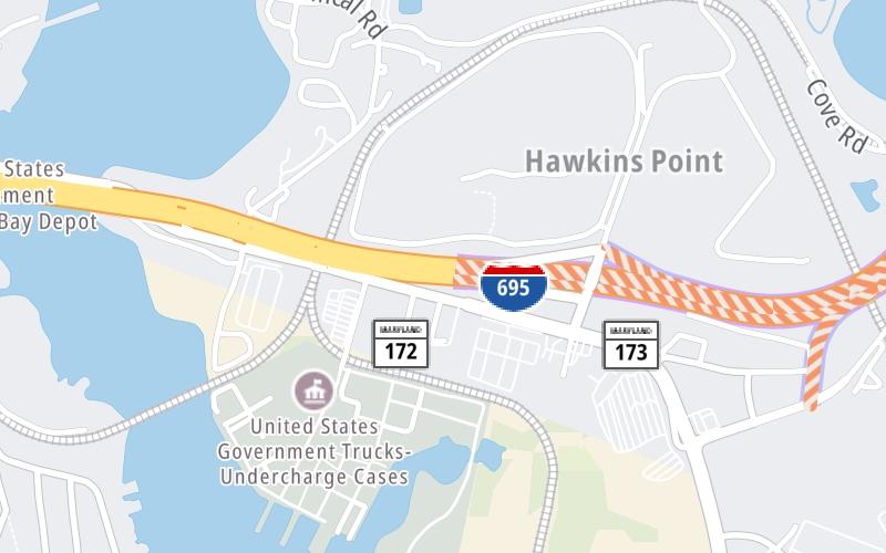 MD 173/Hawkins Point Rd