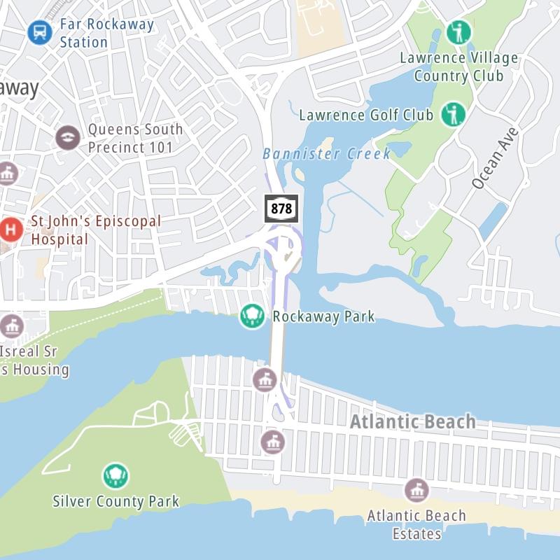 Atlantic Beach Bridge static map