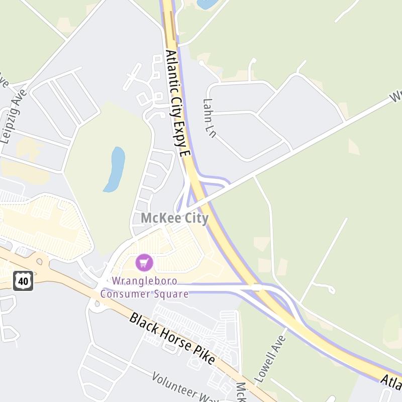 Atlantic City Expressway static map