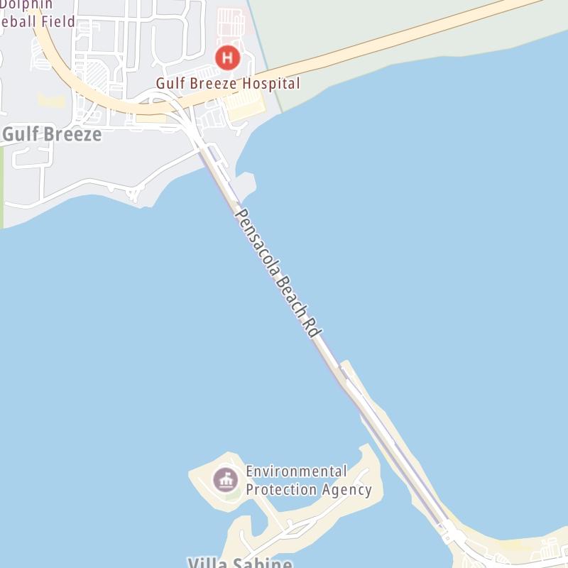 Bob Sikes Bridge static map