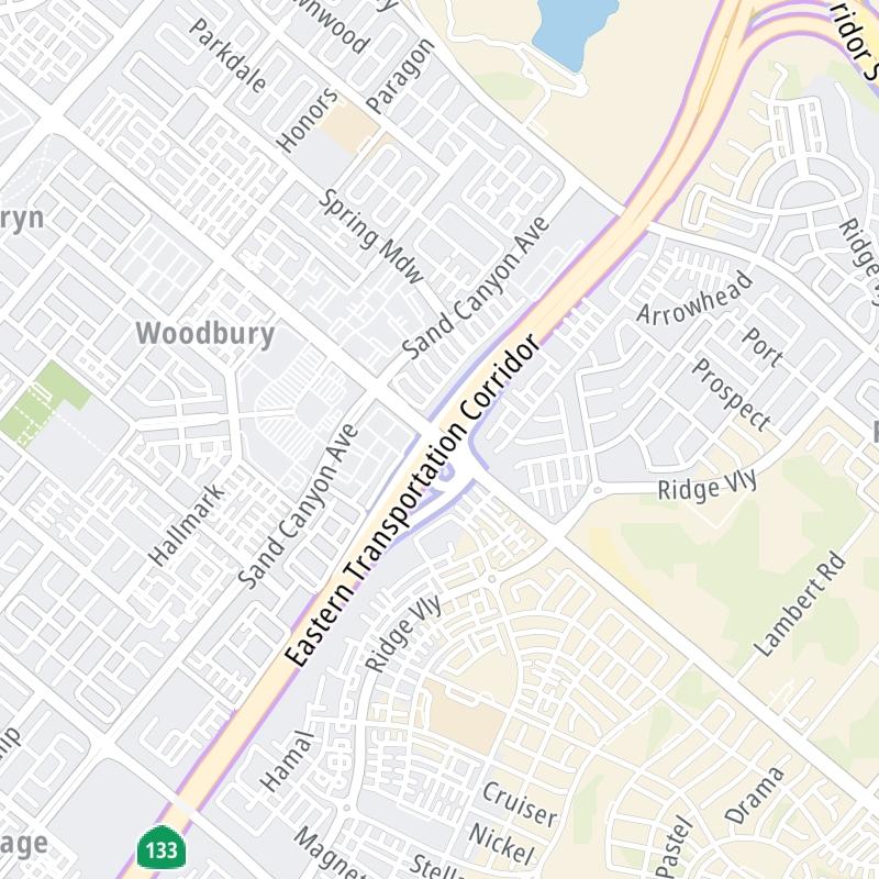 CA 133 static map