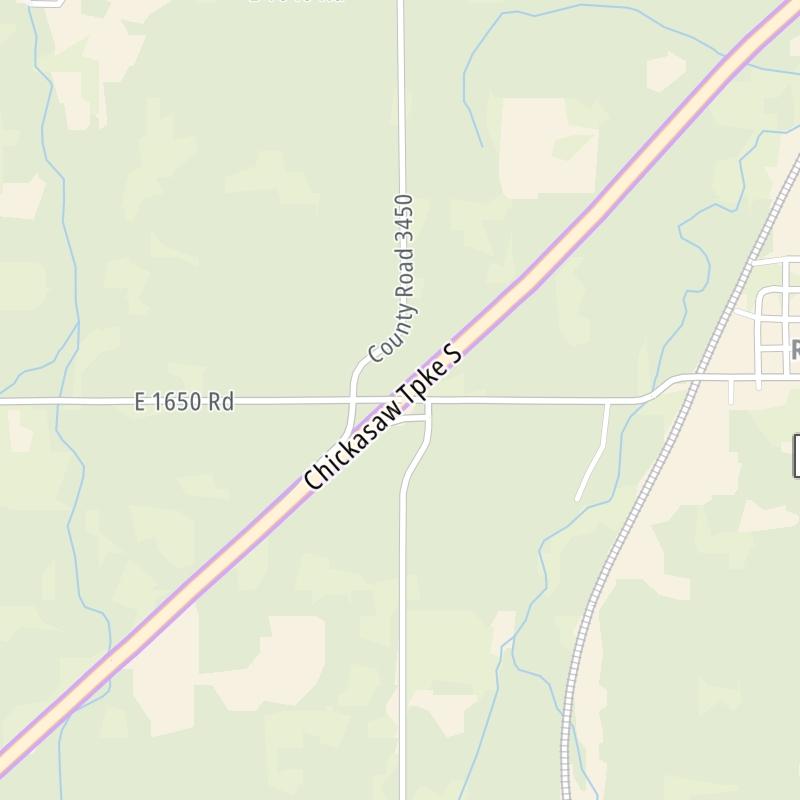 Chickasaw Turnpike static map