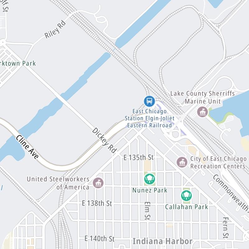 Cline Avenue Bridge static map