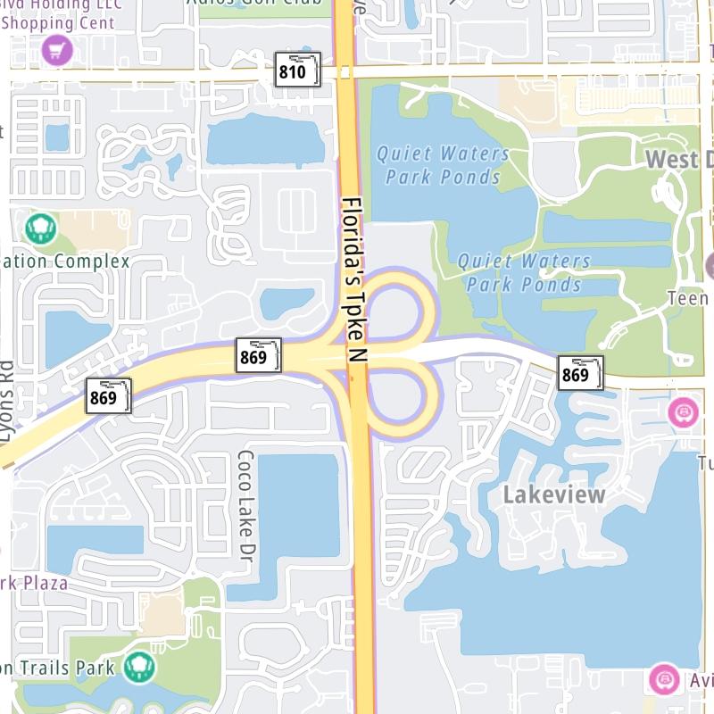 Florida's Turnpike static map