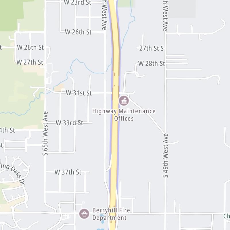 Gilcrease Expressway West static map