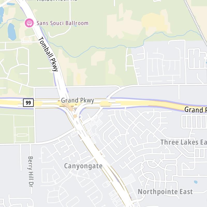Grand Parkway static map
