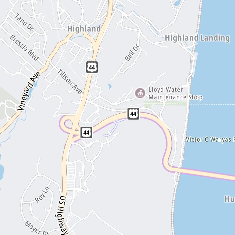 Mid Hudson Bridge static map