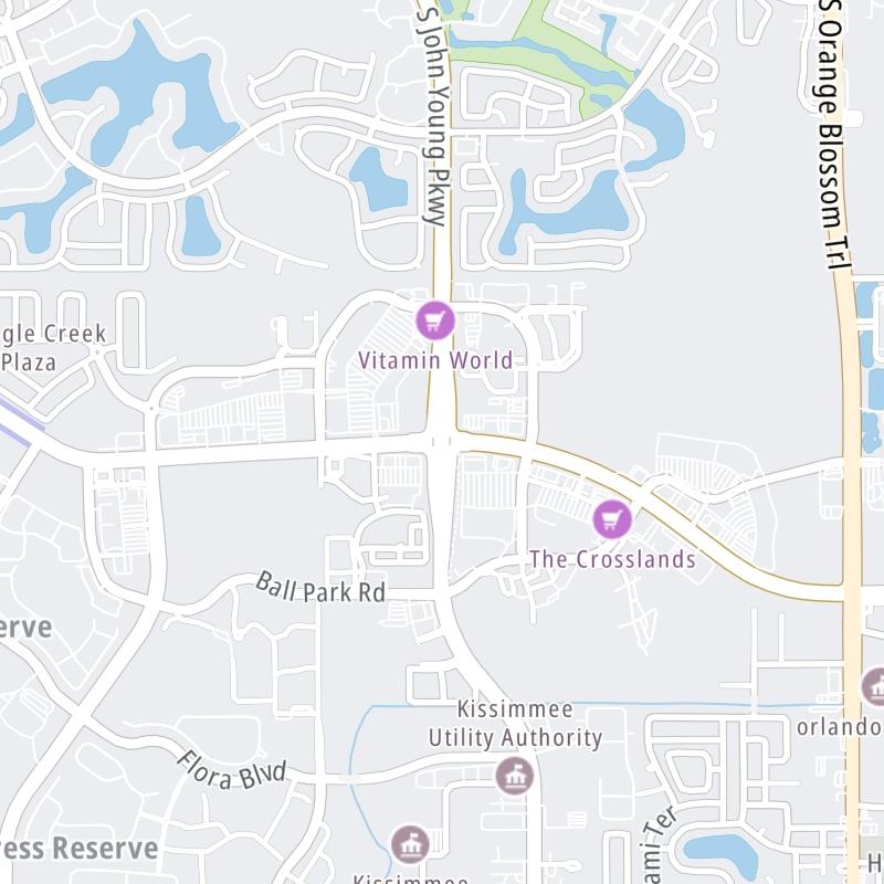 Osceola Parkway static map