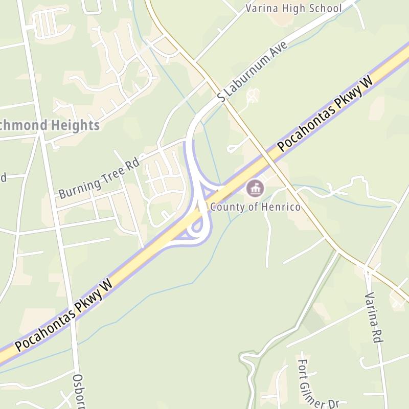 Pocahontas Parkway static map