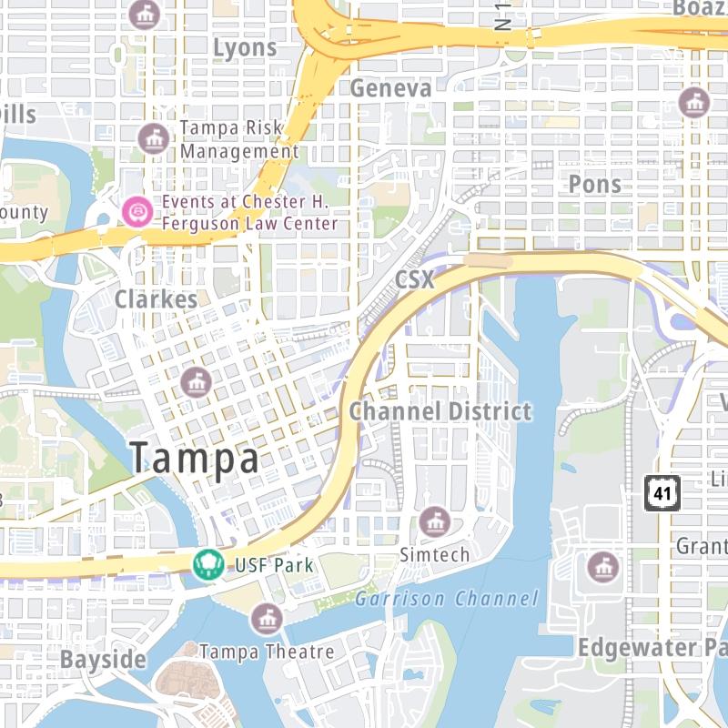 Selmon Expressway static map