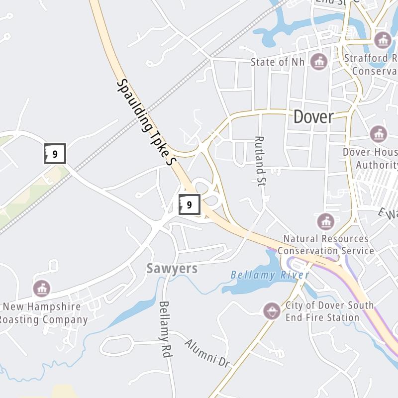 Spaulding Turnpike static map