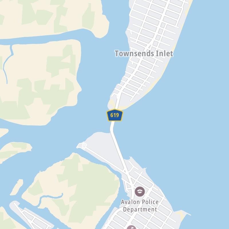 Townsends Inlet Bridge static map