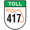 Central Florida Greeneway/Seminole Expy road marker