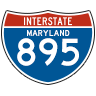Baltimore Harbor Tunnel road marker