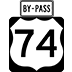 Monroe Expressway road marker
