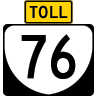 Powhite Parkway road marker